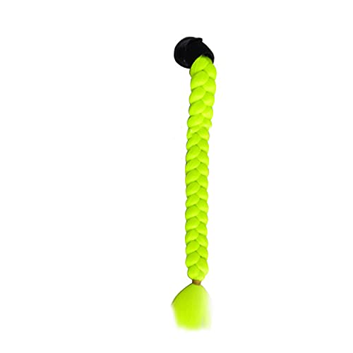 Asudaro Trenzas De Casco, Trenzas para Cascos De Moto , Peluca Cola De Caballo con Ventosa Desmontable para Motocicleta Scooter Casco Accesorios Peluca de Trenza para Mujer