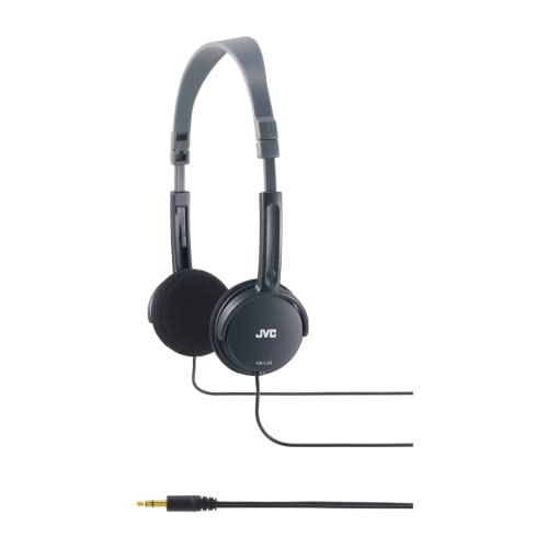 JVC HAL-50-B Auriculares ultra-ligeros y plegables color negro