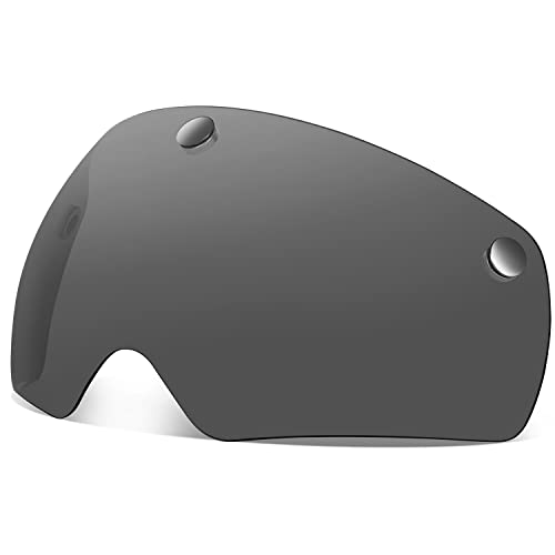VICTGOAL Casco Gafas Bici Casco de Bicicleta para Adultos con Visera Magn&eacute;tica Desmontable Antipolvo a Prueba de Viento para Casco de Bicicleta Seguridad (Negro)