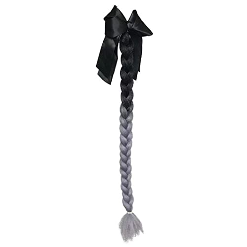 Copa De Succi&oacute;n Casillo De Caballo Casco De Motocicleta Braids Mujer Trenzas Peluca para Cascos De Motos Cascos Pigtail Ponillo Panalera con Sucker Bow