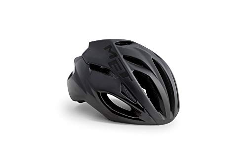 MET Rivale - Casco - Negro Contorno de la Cabeza 54-58 cm 2017