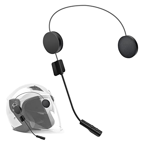 OBEST Auriculares Casco para Motocicleta, Inal&aacute;mbrica Manos Libres Moto Casco Auricular, Bluetooth 5.0 Reducci&oacute;n de Ruido Auriculares, 450mAh 720 Horas en Espera, con Micr&oacute;fono Music Call Control