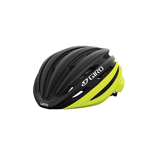 Giro Cinder MIPS - Casco de bicicleta de carretera para adulto, color negro y amarillo (2021), talla mediana (55-59 cm)