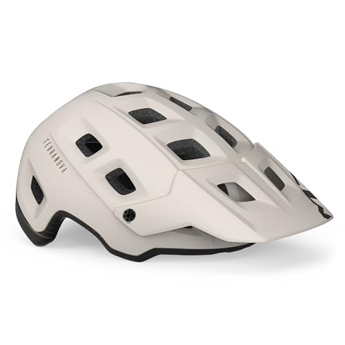MET Casco Terranova, Sport, Blanco/Bronce (Multicolor), L