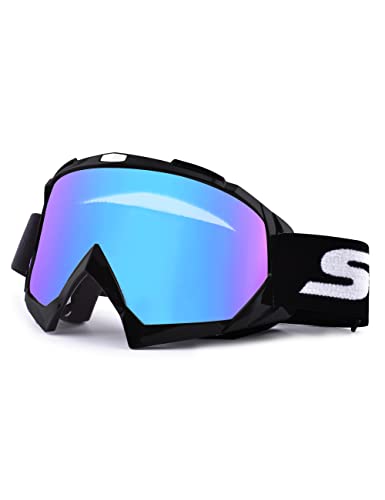 SGTTX Gafas Motocross Gafas Dirt Bike Gafas Moto OTG Gafas MX Gafas Offroad Gafas ATV Gafas Racing Gafas Ski UV400 Anti-Rayaduras Anti-Polvo Gafas Riding Para Hombres Mujeres Jovenes