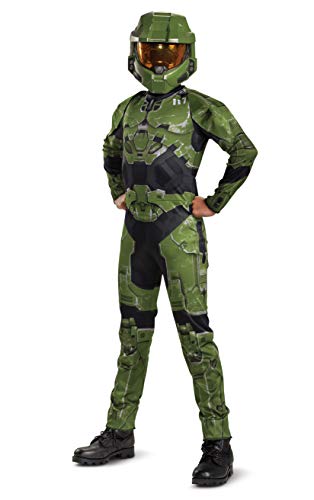 Disguise Disfraz Halo Niño Master Chief Clásico, Disfraz Militar Niño Disponible en Talla S