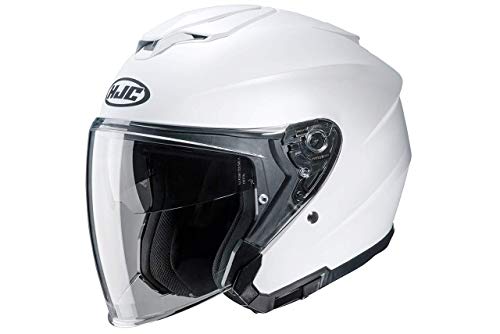 HJC Helmets Casco jet moto I30, blanco mate, XL
