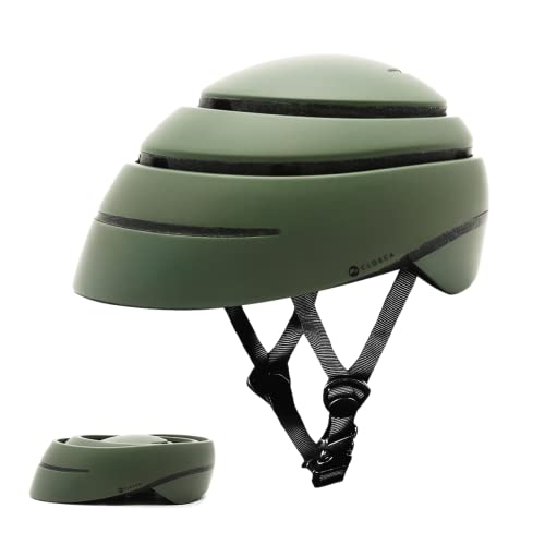 Casco de Bicicleta para Adulto, Plegable (Closca Helmet Loop). Casco de Bici y Patinete El&eacute;ctrico/Scooter para Mujer y Hombre Unisex. (Amazonia, L)