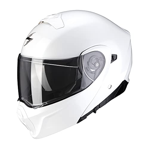 SCORPION, Casco modular moto EXO-930 solid white, XS