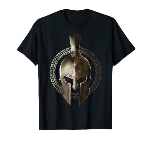 Espartanos casco spartan gladiador gym esparta símbolo Camiseta