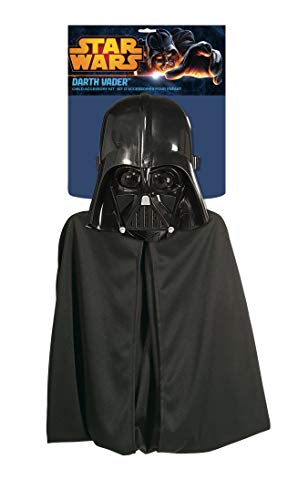 Rubies 1198 - Máscara de Darth Vader y cabo, oficial de Disney Star Wars, one tamaño, para niños