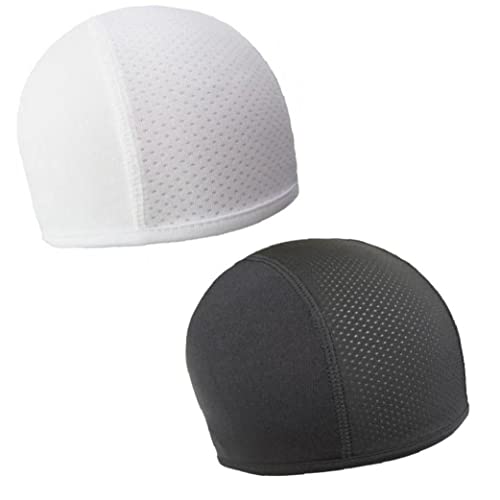2 Piezas Capa De Enfriamiento De Mecha del Revestimiento De Casco Tibio Ciclismo Capa De Calavera De Calavera Buque De Humedad Transpirable Accesorios