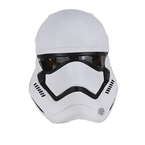 LIUQI Storm Trooper Helmet, Deluxe Trooper Mask Costume Halloween Cosplay Mask