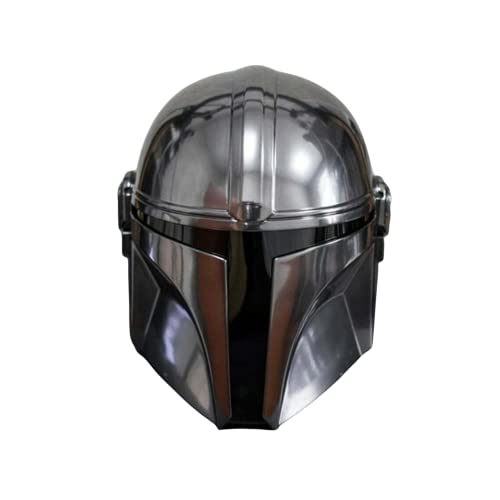 Disfraz de casco mandaloriano medieval de Star Wars Boba Fatt Steel Cosplay