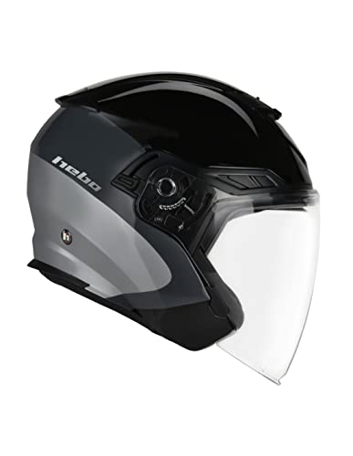 Hc2306 - Casco Moto Jet g-263 TMX Color Gris Talla S