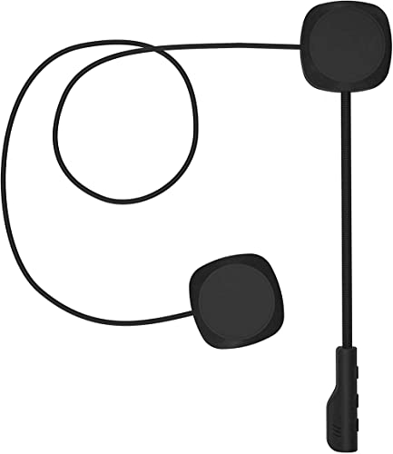 3T6B Auriculares para Cascos de Moto con Bluetooth 5.0, para Casco de Moto con Manos Libres inalámbricos, Altavoces Musicales, Control de Llamadas y micrófono, Auriculares antiinterferencias