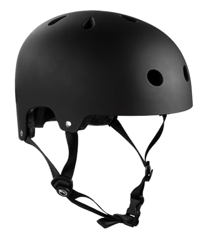 SFR H159 Casco, Unisex Adulto, Negro (Black), S/M