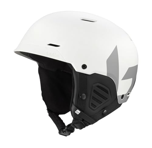 Bollé - Mute White Matte S 52-55Cm, Casco De Esquí, Medium, Unisex Adulto