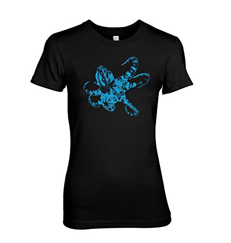 Camiseta para hombre con diseño de casco antiguo de buceo y burbujas Negro Negro ( L