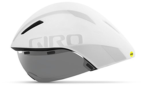 Giro Aerohead MIPS Casco de Bicicleta, Unisex Adulto, Blanco/Plateado, Large/59-63 cm