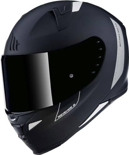 MT HELMETS 12790000137 Casco para Moto, Adultos Unisex, Negro Opaco, XL