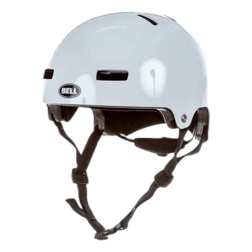 Bell Local Matte Black L-Casco Ciclismo, Unisex Adulto, Blanco, S