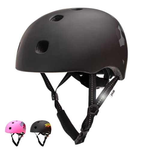 Ramp Skater Helmet (Black Square, S/M)