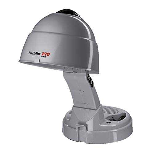 BaByliss Pro Ionic - Secador de casco, 1200 W, color gris