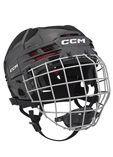 CCM Tacks 70 Combo Senior - Casco (talla L), color negro