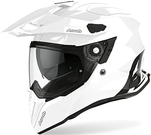 Airoh Cm14 Casco de Moto, Adultos Unisex, Blanco, XXL