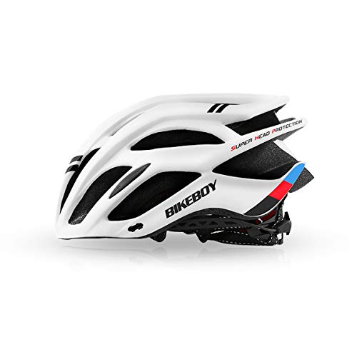Zeroall Casco de Bicicleta Unisex Ajustable Casco de Bicicleta de Carretera MTB para Hombre Mujer Bicicleta monopat&iacute;n Scooter Patinaje Deporte al Aire Libre (Blanco)