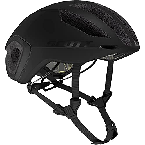 Scott Cadence Plus MIPS Stealth 2022 - Casco para bicicleta de carreras, talla M (55-59 cm), color negro