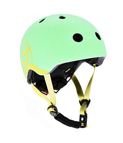 Scoot & Ride Casco de Bicicleta para ni&ntilde;os, Unisex, Kiwi, 45 bis 51cm