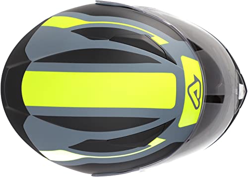 Acerbis 0024516.290.068 Rederwel P/J Graphics-Casco Gris/Amarillo XL (61/62), Unisex-Adult, XXL