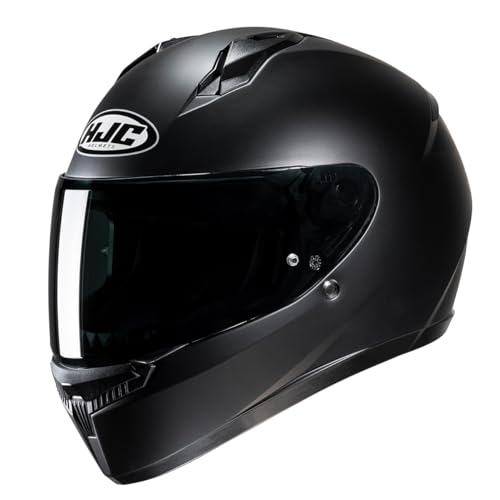 HJC, Casco Moto Integral C10 Semi Flat Black, M