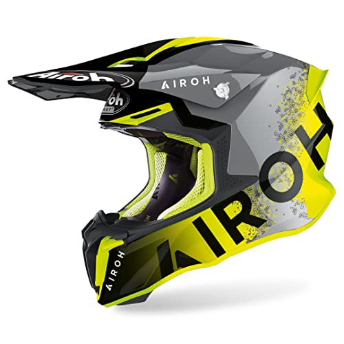 Airoh Helmet Twist 2.0 Bit Yellow Gloss