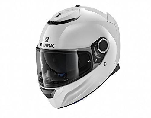 SHARK 2281_24895 Casco Hark Spartan Blank, Hombre, Blanco, Large