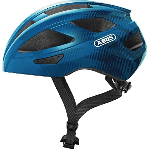 ABUS Macator - Casco de ciclismo deportivo para principiantes - Para hombre y mujer - Azul, talla L