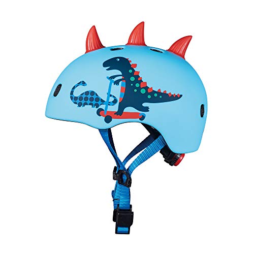 Micro - Casco para Patinete/Bicicleta (S, ScooterSaurus)