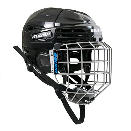 Bauer IMS 5.0 (II) Senior Hockey Helmet Combo, Large, BlackLargeBlack