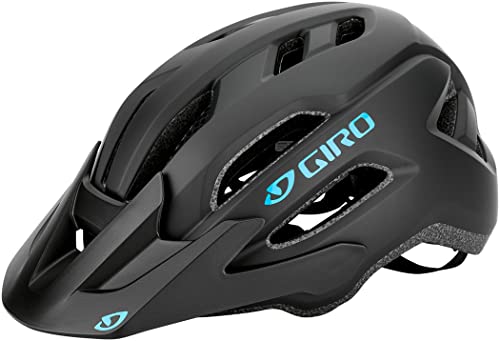 GIRO Fixture II Casco, Unisex Adulto, Negro Mate/Azul, Talla única