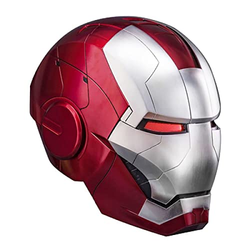 1:1 Wearable Mk5 Cosplay Iron Man casco control de voz apertura y cierre eléctrico para niños adultos fiesta de Halloween mascarada Iron Man fans escenario