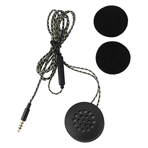 Jadeshay Auriculares Bluetooth de Cascos de Motocicleta, Intercomunicador Casco Moto Auriculares Altavoces Soporte Llamadas para Motocicleta/ATV/Bicicleta/Motonieve