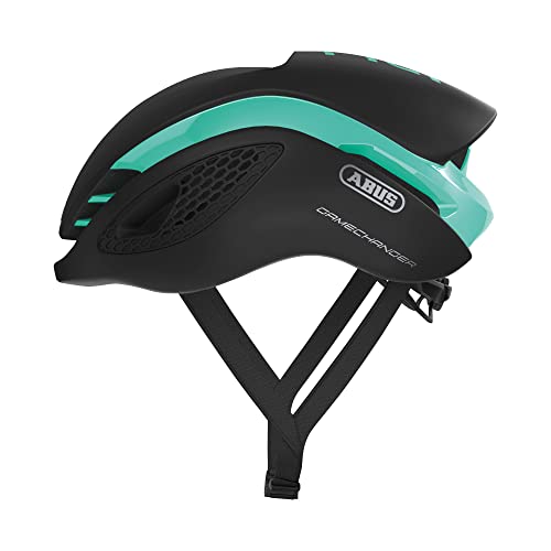 ABUS GameChanger - Casco de ciclismo contrarreloj aerodin&aacute;mico con ventilaci&oacute;n &oacute;ptima - Para hombre y mujer - Verde, talla S