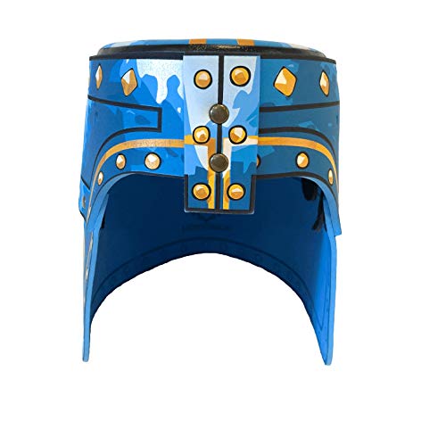 Liontouch 114LT Noble Casco de Caballero de Juguete de Espuma, Color Azul | Forma Parte de una línea de Disfraces para niños
