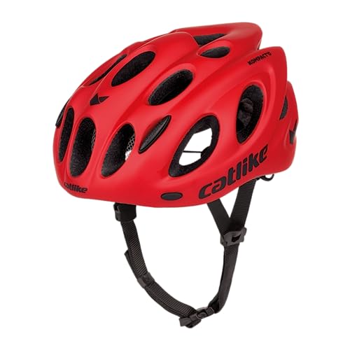 CATLIKE KOMPACT'O Casco, Adultos Unisex, Rojo Mate, M