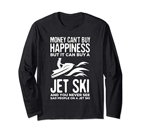 Jet Ski Racing Divertido Jet Skiing Jet Skier Gift Manga Larga