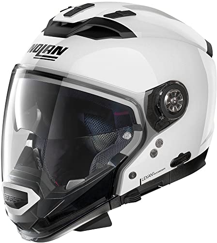 Nolan N7g0000270052 Helmet, Hombre, Blanco, M