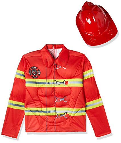 Rubies - Disfraz Super Bombero infantil, Talla M 5-7 a&ntilde;os ( 701700-M)