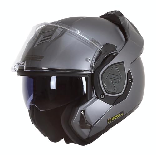 LS2, Casco Moto Modular ADVANT SOLID Matt Titanium, L